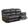Farnham Black Leather Air Recliner Suite
