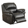 Farnham Black Leather Air Recliner Suite