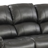 Farnham Black Leather Air Recliner Suite