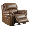 Farnham Tan Leather Air Recliner Suite
