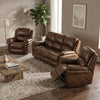 Farnham Tan Leather Air Recliner Suite