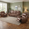 Farnham Tan Leather Air Recliner Suite