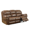 Farnham Tan Leather Air Recliner Suite