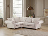 Windsor left hand corner sofa in stone fabric