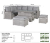 Lena Large Corner Dining Set