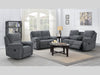 Belmont Reclining Suite in Grey Fabric