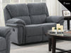 Belmont Reclining Suite in Grey Fabric