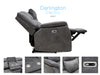 Darlington Grey Electric Recliner Sofa