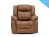 Darlington Tan Electric Recliner Sofa