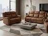 Darlington Tan Electric Recliner Sofa