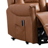 Sandringham Leather Lift & Tilt Leather Recliner Chair - Camel Colour