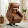 Sandringham Leather Lift & Tilt Leather Recliner Chair - Camel Colour