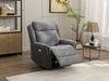 Treyton Fusion Grey Electric Recliner Suite on Sale