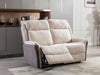 Treyton Fusion Beige Electric Recliner Suite on Sale