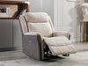 Treyton Fusion Beige Electric Recliner Suite on Sale