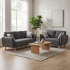 Geogia Fixed Suite in Dark Grey