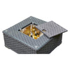 Penzance Grey Rattan Corner Sofa Set with Ice Bucket