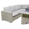 Rising Firepit Dining Set in Grey