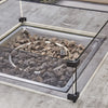 Cheshire Aluminium Firepit Dining Set in Grey
