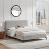 Dawn Fabric Bed Frame in Grey