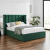 Polaris Emerald Green Ottoman Storage Bed