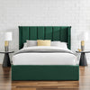 Polaris Emerald Green Ottoman Storage Bed