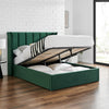 Polaris Emerald Green Ottoman Storage Bed