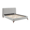 Dawn Fabric Bed Frame in Grey