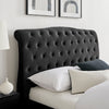 Rosa Black Velvet Bed Frame