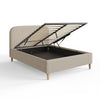 FLORENCE 150CM BOUCLE OTTOMAN BED NATURAL STONE