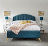 Teal King Size Ottoman Bed Pettine