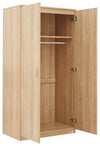 Oak Effect 3 Piece Bedroom Furniture Set