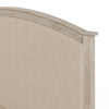 MADRID DOUBLE OTTOMAN BED NATURAL LIMED OAK WITH FABRIC HEADBOARD