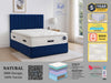 Natural 3000 pillow top mattress with cool blue memory foam