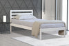 Maxwell White Wooden Bed Frame