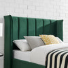 Polaris Emerald Green Ottoman Storage Bed