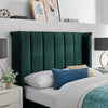 Polaris Emerald Green Fabric Bed Frame