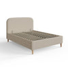 FLORENCE 150CM BOUCLE OTTOMAN BED NATURAL STONE