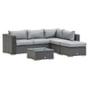 Grey Luxury Zen Rattan Universal Corner Sofa Set available from Not Just Beds