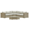 Luxury Rattan Corner Day Bed in Natural available from Not Just Beds