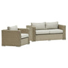 Luxury Rattan Sofa Dining Set in Natural available from Not Just Beds