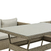 Luxury Rattan Sofa Dining Set in Natural available from Not Just Beds