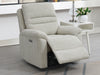 Belford Electric Reclining Suite in Beige Fabric