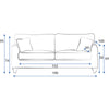 Chatsworth Sofa by Sweet Dreams