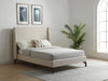 Denver Winged Fabric Bed Frame